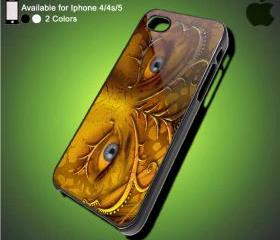Eye Girl Fantasy- iPhone Case iPhone 4 Case iPhone 4S Case iPhone 5 Case iPhone 4 / 4S / 5 Case Hard Cover (DEFAULT : iPhone 5 Black Case) 