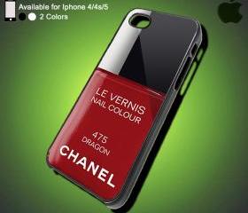 Channel Nail Colour Le Vernis Dragon - iPhone Case iPhone 4 Case iPhone 4S Case iPhone 5 Case iPhone 4 / 4S / 5 Case Hard Cover (DEFAULT : iPhone 5 Black Case)